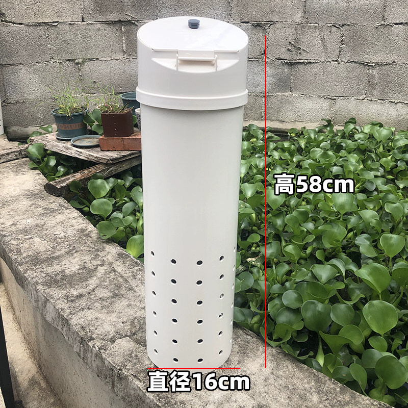Compost Bin - หอคอยหมักปุ๋ยขนาดใหญ่สำหรับโรงเรียนในสวนสาธารณะและครัวชุมชน ใช้สำหรับหมักขยะจากครัวเรือนและขยะสัตว์เลี้ยง ระบบทำปุ๋ยหมักกลางแจ้งเพื่อความยั่งยืน