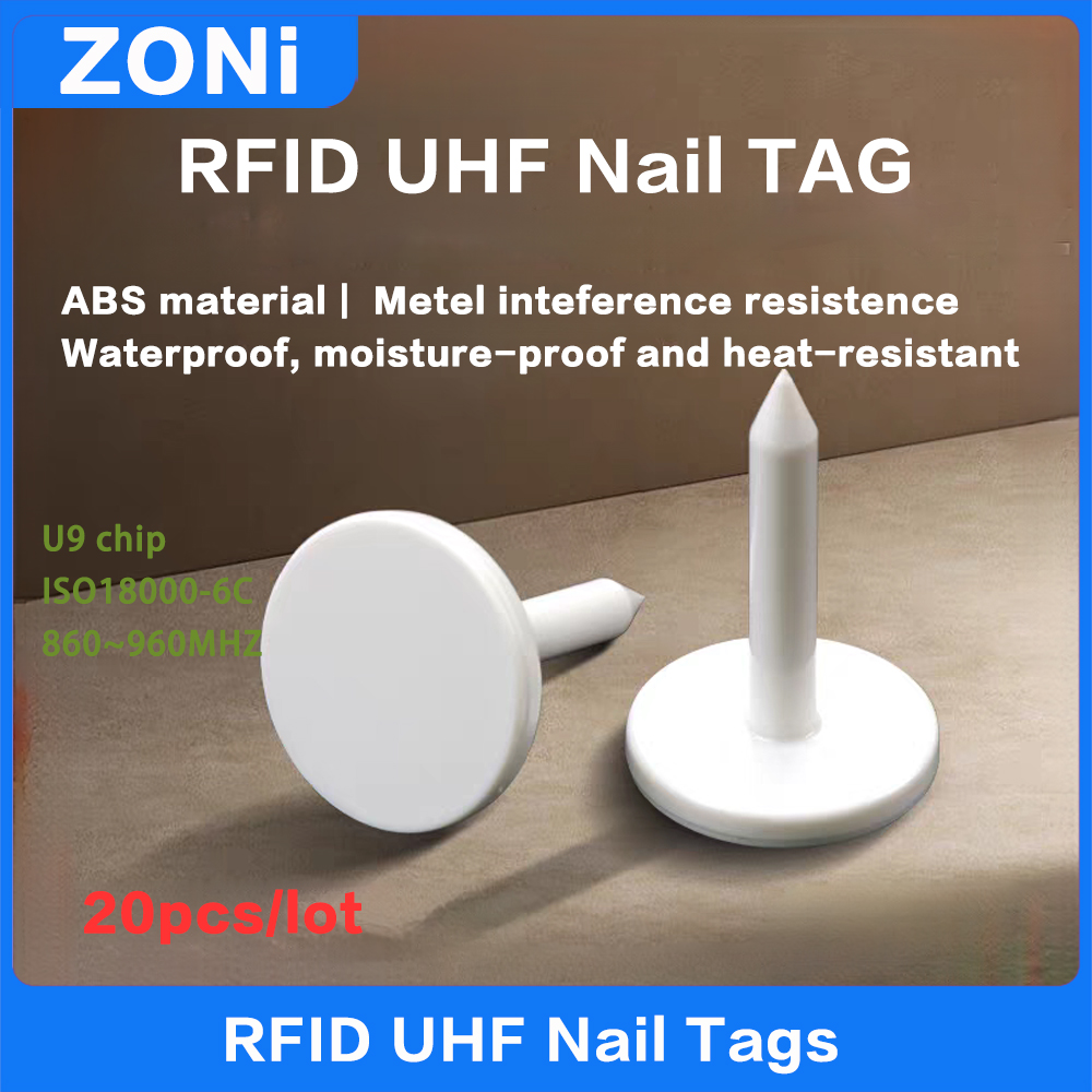 Garden Label Marker - 20 ชิ้น RFID UHF ป้ายป้องกันโลหะ ป้ายอิเล็กทรอนิกส์ทนอุณหภูมิสูงสำหรับการจัดการต้นไม้ในสวน