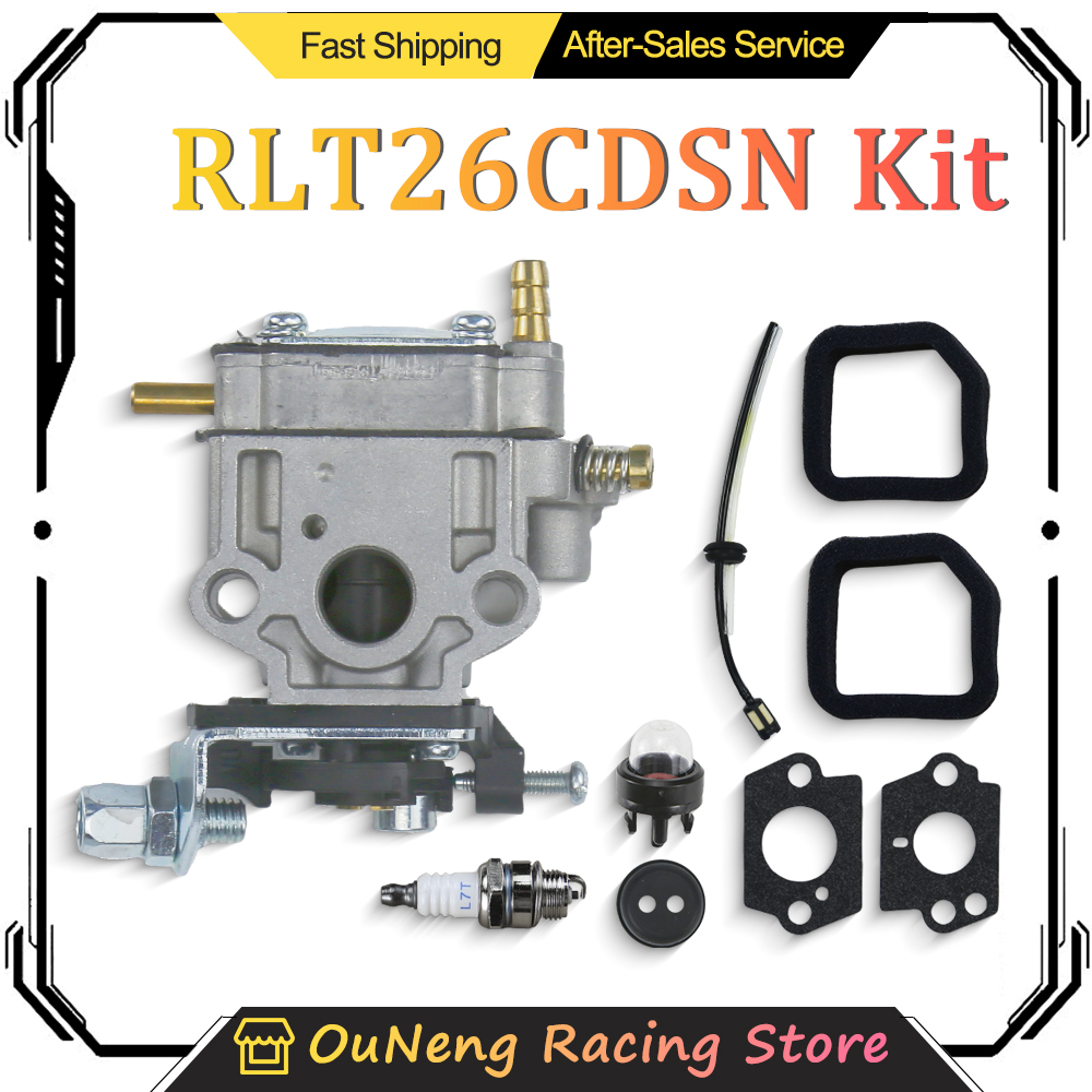 Gardening Tools And Accessories - ชุดคาร์บูเรเตอร์เครื่องตัดหญ้า พร้อมท่อส่งน้ำมัน สำหรับ Rlt26cdsn Homelite HlT25CNB