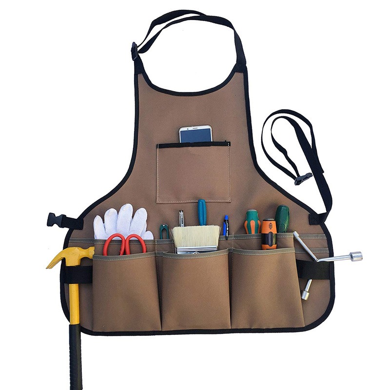 Gardening Tools Women - ผ้ากันเปื้อนสำหรับทำงานสวนมีกระเป๋าสำหรับผู้หญิงและผู้ชายมีหลายกระเป๋าสำหรับเข็มขัดแบบอุปกรณ์ทำมือและปรับได้