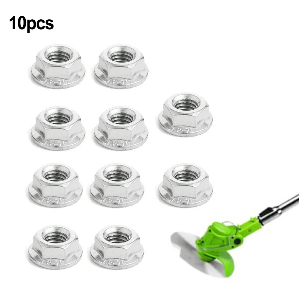 Gardening Tools Screwfix - 10 Pcsเครื่องตัดหญ้าFixing Nutsป้องกันปะเก็นM5 สกรูสําหรับไฟฟ้าไร้สายTrimmer Garden-เครื่องมืออุปกรณ์เสริม