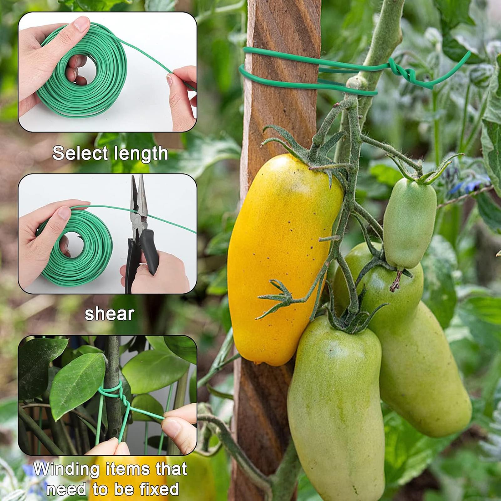 Garden Wire Twist Tie - สายรัดสวนแบบนุ่มสำหรับจัดระเบียบสายไฟในสำนักงานและบ้าน