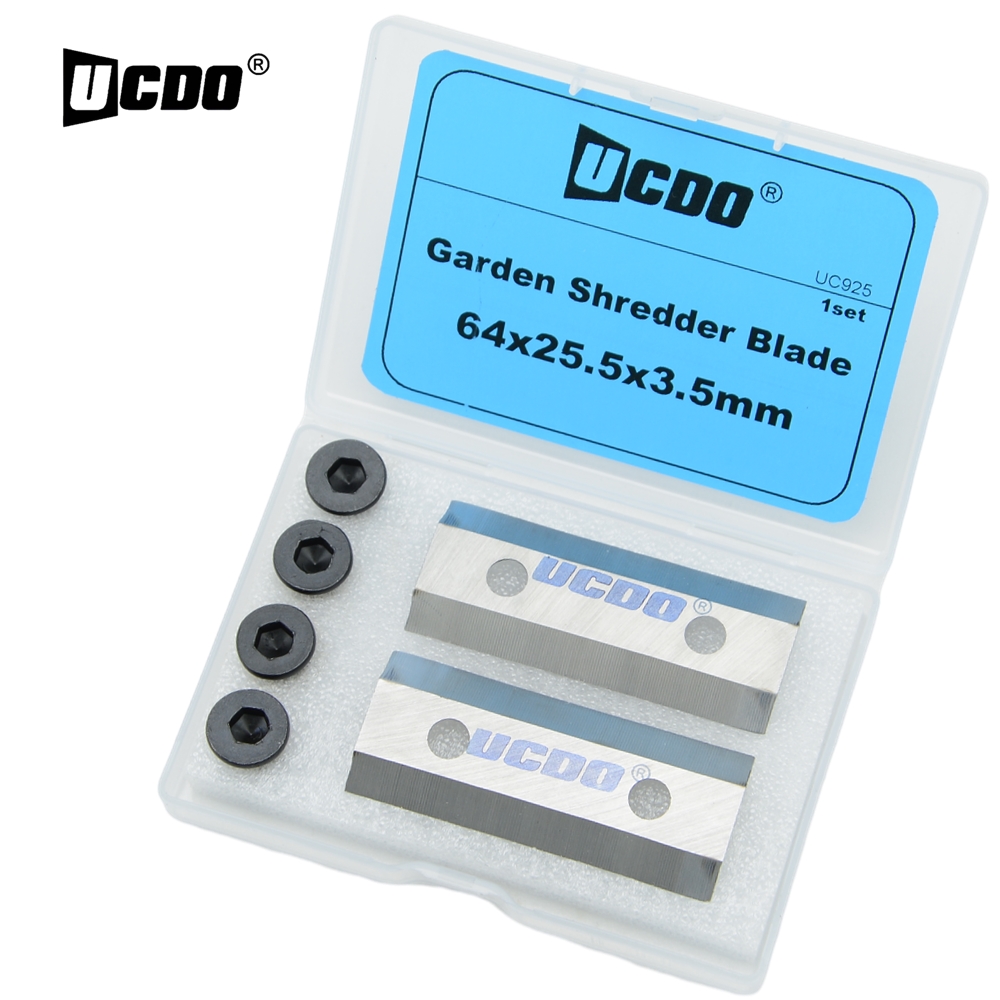 Gardening Tools Screwfix - Ucdo HSS ชุดมีดหั่นย่อยในสวนพร้อมสกรูใบมีดสองด้านใบมีดตัดเหมาะกับการซ่อมสกรูไททัน64x25.5x3.5mm