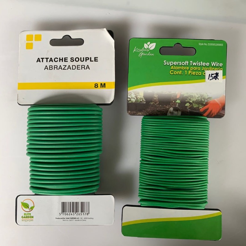 Garden Wire Twist Tie - 2 ชิ้น 5 มม. x 10