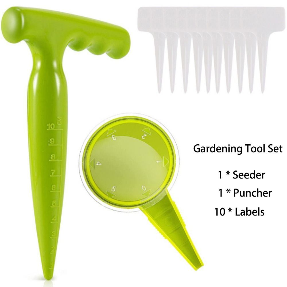 Garden Label Marker - เครื่องมือทำสวนพลาสติกแบบใหม่ เครื่องปลูกต้นกล้าแบบปรับได้ พร้อมป้ายติดต้นไม้สำหรับทำสวน