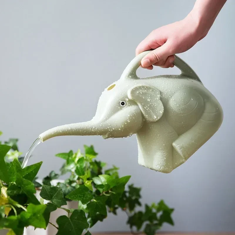 Gardening Tools Cute - ช้างน่ารัก - รูปกระป๋องรดน้ํา PP หม้อเครื่องมือทําสวนขวดน้ําในครัวเรือนหม้อสเปรย์น้ําขนาดเล็ก