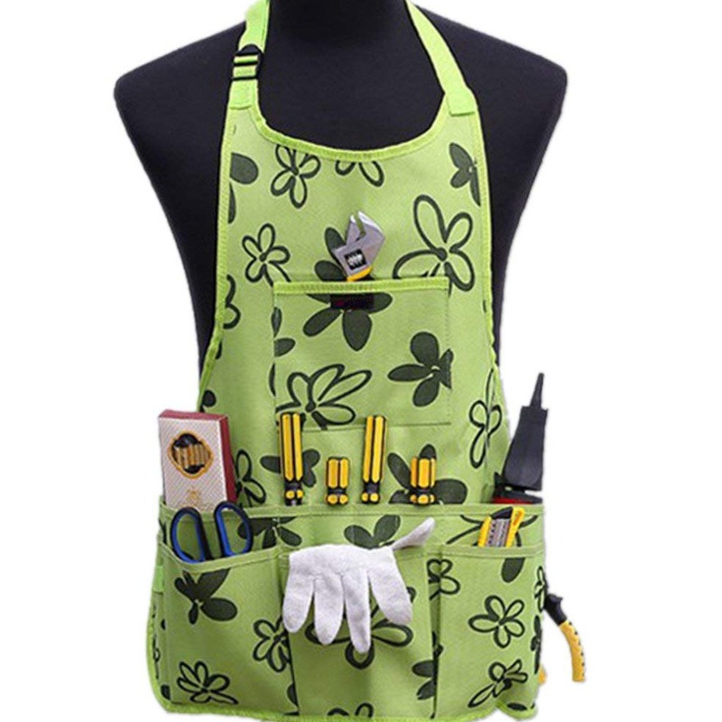 ผ้ากันเปื้อนสำหรับทำงานสวนมีกร - Gardening Tools Women บทวิจารณ์และราคา