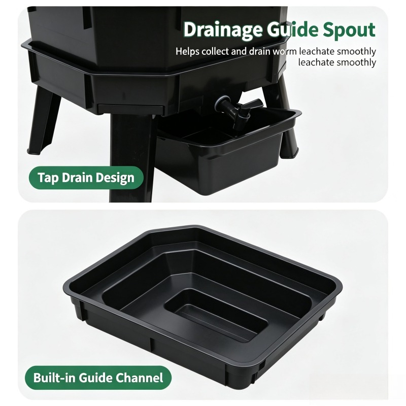 ถังหมักปุ๋ยแบบหนอนสำหรับรีไซเค - Compost Bin บทวิจารณ์และราคา