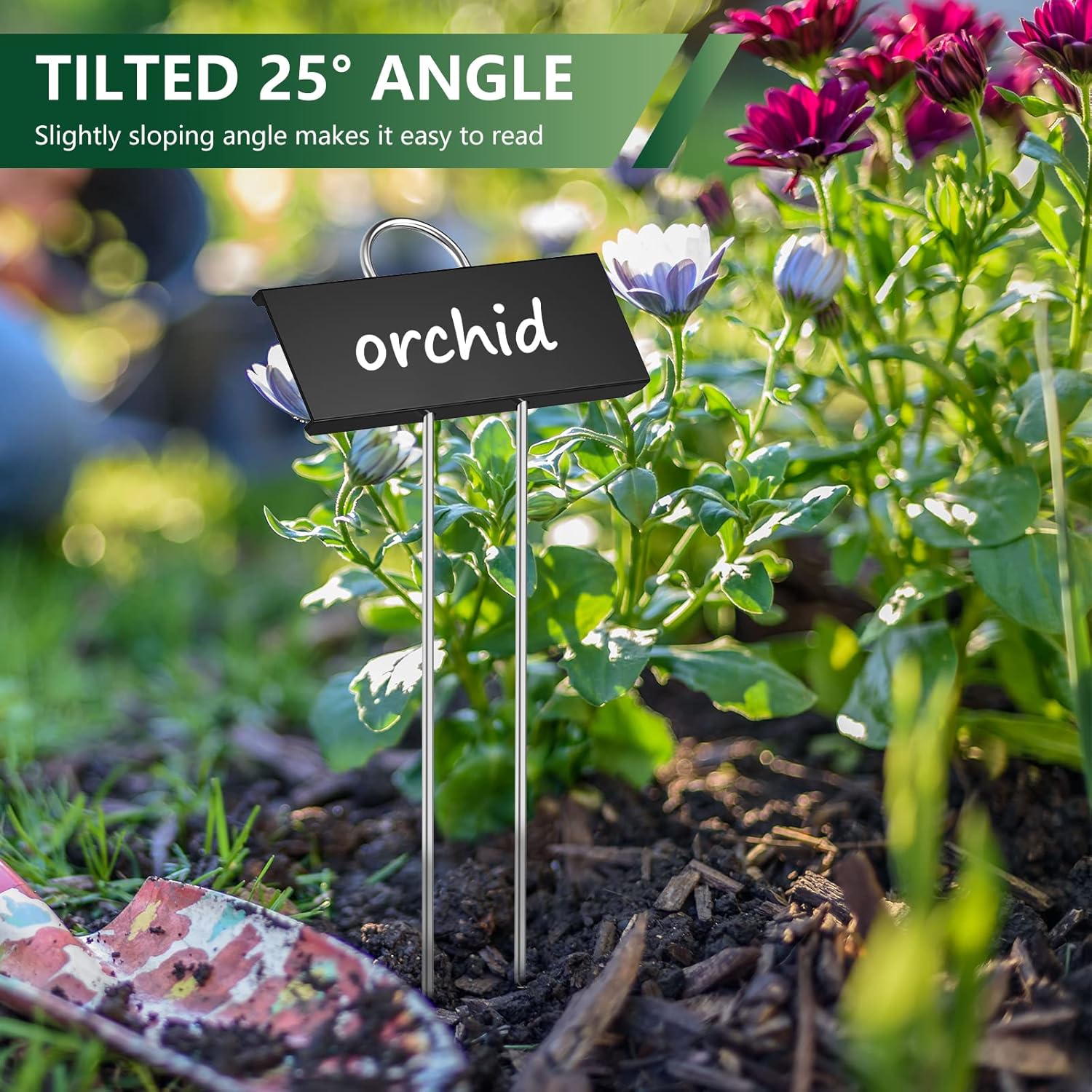 ป้ายโลหะกันน้ำ 5 ชิ้น รูปตัว T - Garden Label Marker บทวิจารณ์และราคา