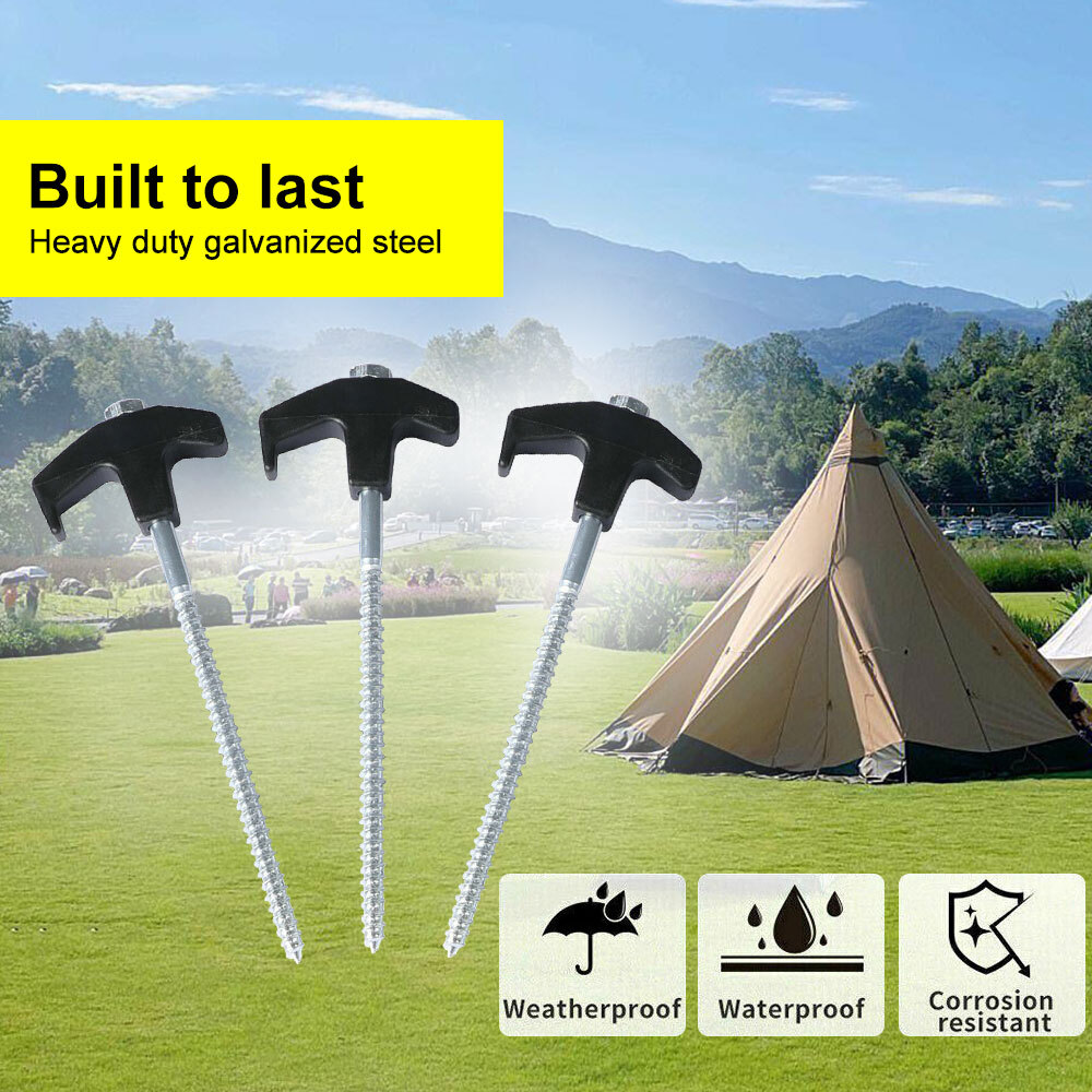 20 ชิ้น สมอบกเหล็กสำหรับเต็นท์ - Gardening Tools Screwfix บทวิจารณ์และราคา