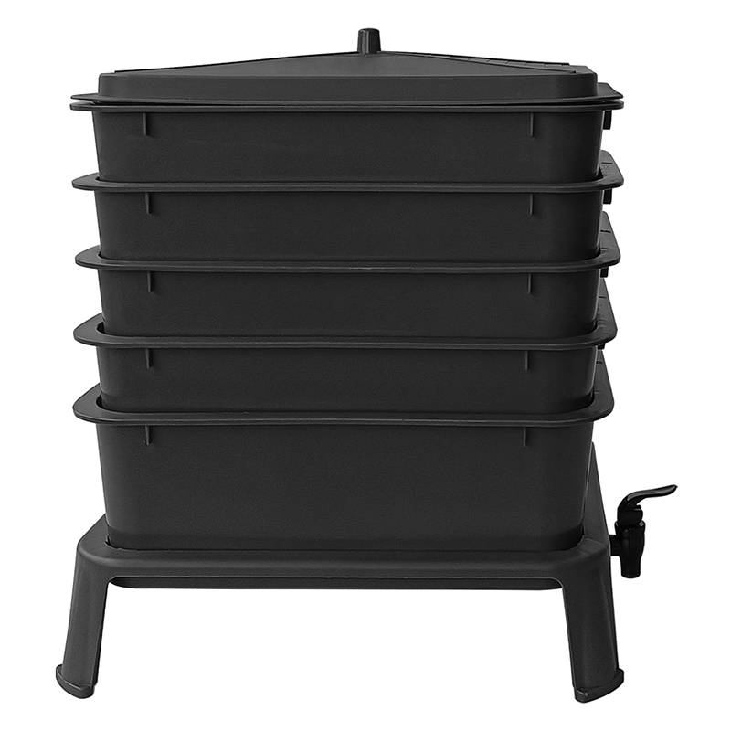 ถังหมักปุ๋ยหนอนแบบ 5 ชั้น ขนาด - Compost Bin บทวิจารณ์และราคา