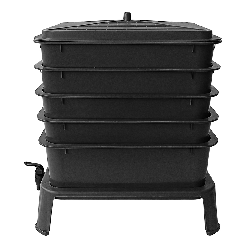 ถังหมักปุ๋ยหนอนแบบ 5 ชั้น ขนาด - Compost Bin บทวิจารณ์และราคา