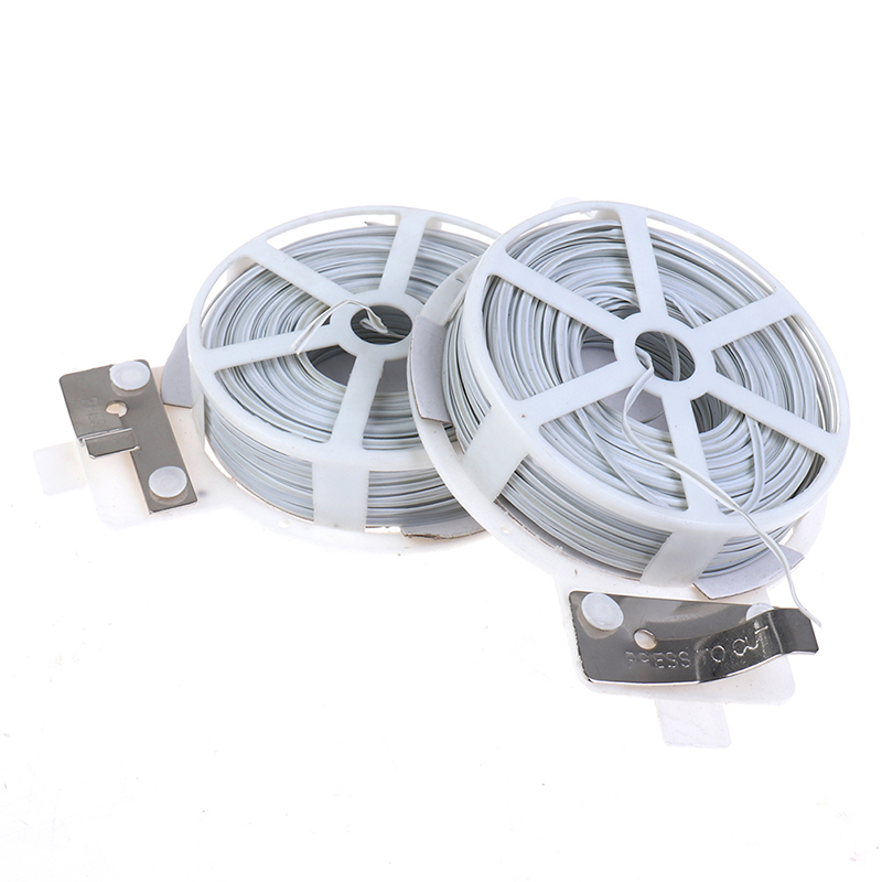 1 ชิ้น (50 ม.) ลวดมัดต้นไม้เอน - Garden Wire Twist Tie บทวิจารณ์และราคา