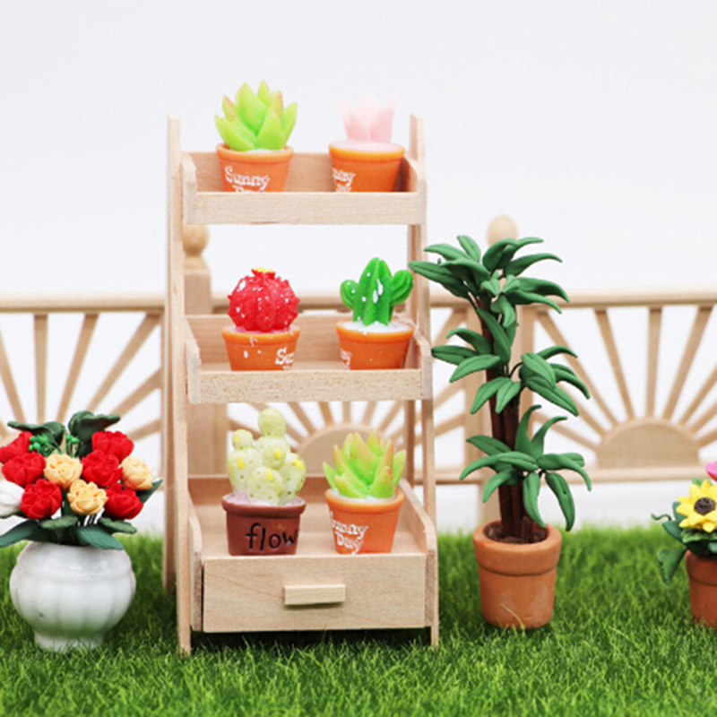 1 ชิ้น ชั้นวางของไม้จำลองสำหรั - Gardening Tools Storage บทวิจารณ์และราคา