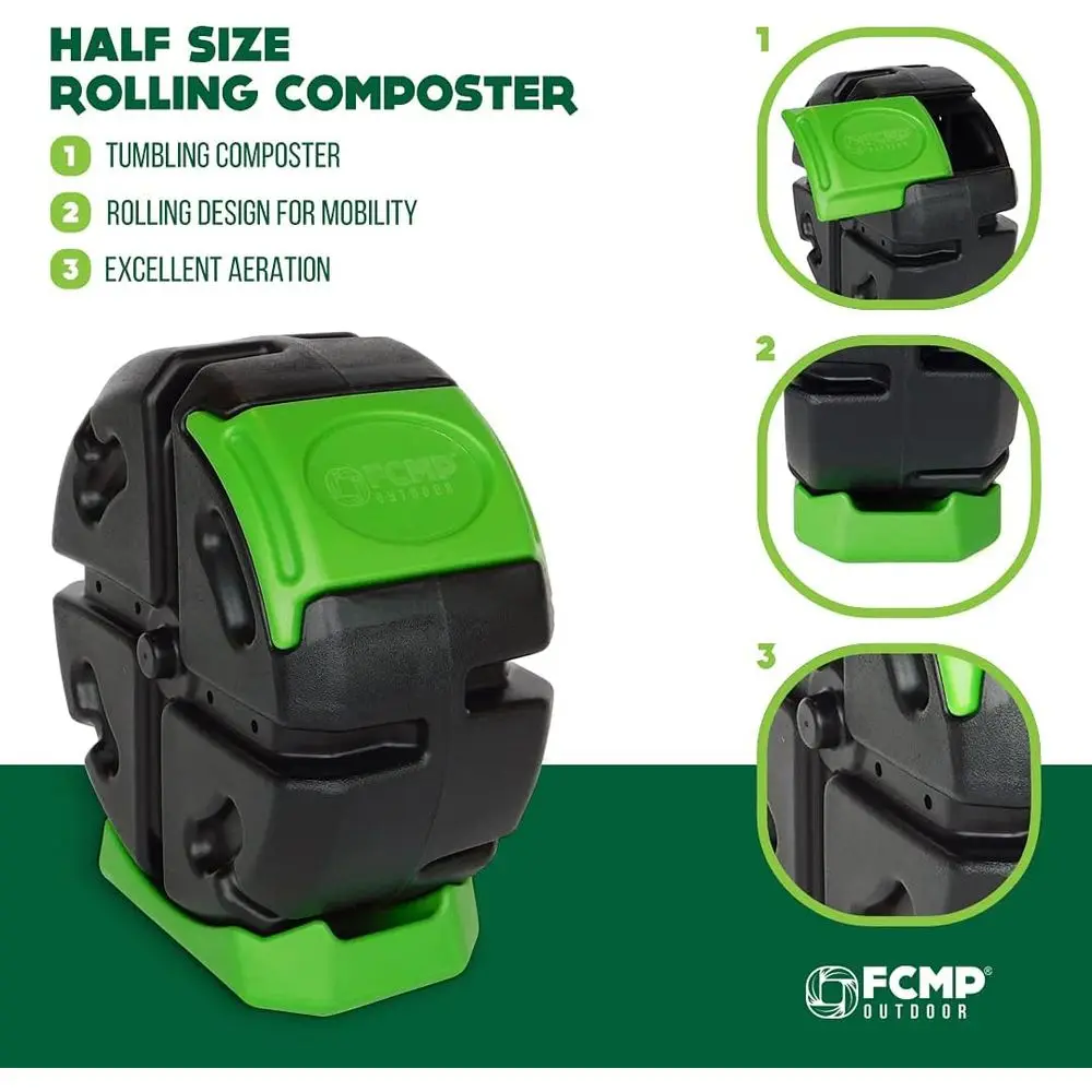 ถังหมักปุ๋ยแบบหมุนสำหรับสวนกลา - Compost Bin บทวิจารณ์และราคา