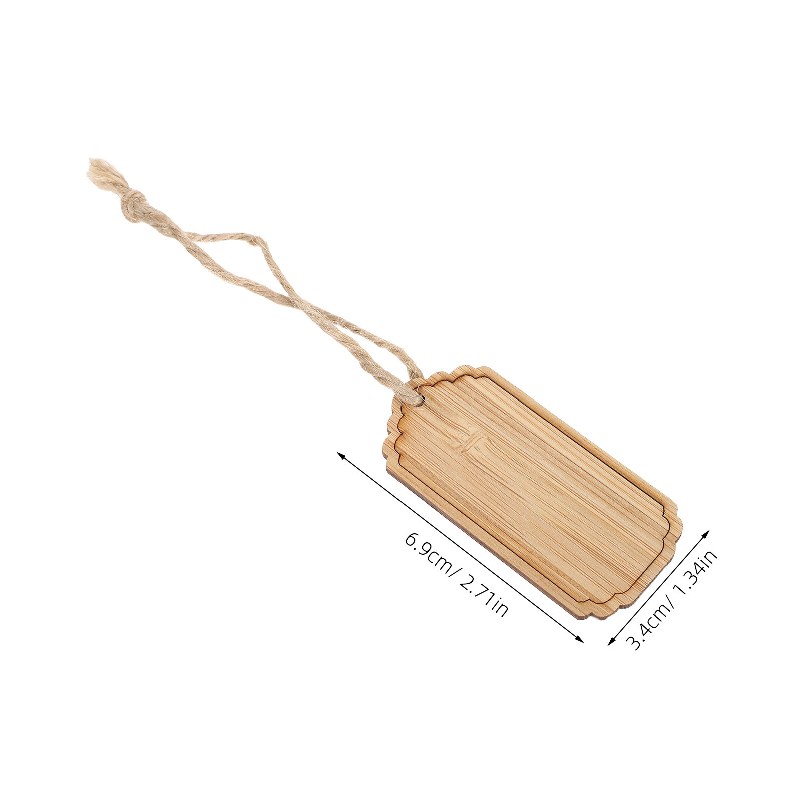 ป้ายชื่อต้นไม้ไม้ไผ่แบบแขวน 20 - Garden Label Marker บทวิจารณ์และราคา