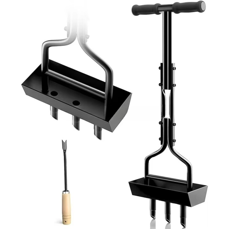 เครื่องเจาะสนามหญ้าแบบใช้มือ พ - Gardening Tools Storage บทวิจารณ์และราคา