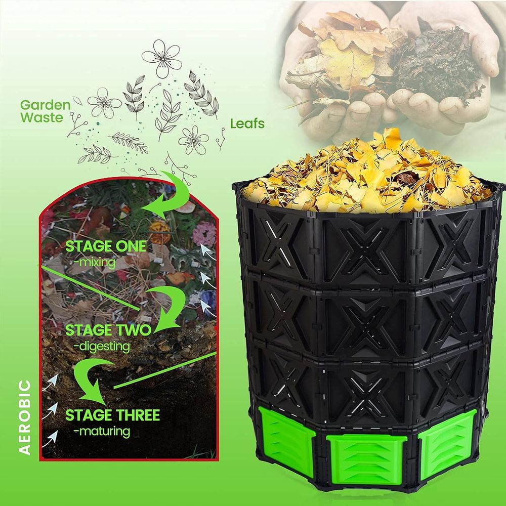 ถังหมักปุ๋ยขนาดใหญ่ XXL สำหรับ - Compost Bin บทวิจารณ์และราคา