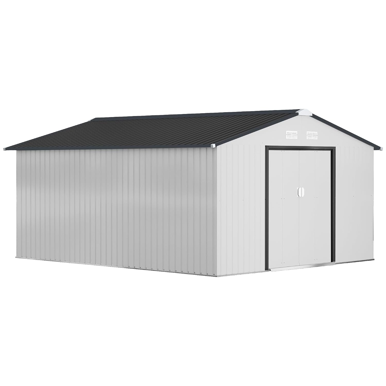 โรงเก็บของกลางแจ้งขนาด 11x13 ฟ - Gardening Tools Storage บทวิจารณ์และราคา