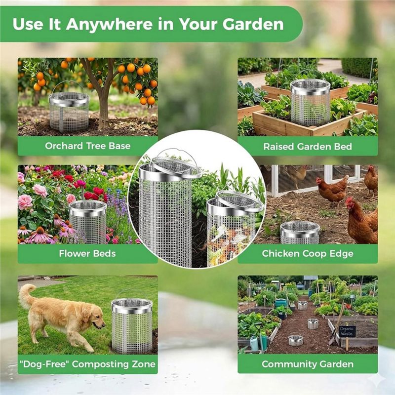 BAAG-2Pack ถังหมักปุ๋ยแบบฝังดิ - Compost Bin บทวิจารณ์และราคา