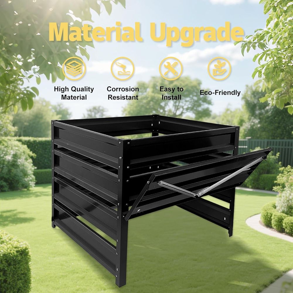 ถังหมักปุ๋ยกลางแจ้ง - ถังหมักป - Compost Bin บทวิจารณ์และราคา