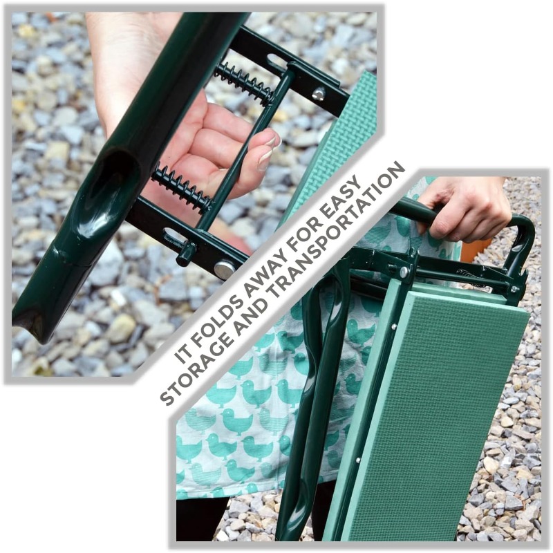 เก้าอี้พับสำหรับทำสวนพร้อมเบาะ - Garden Kneeling Pad บทวิจารณ์และราคา