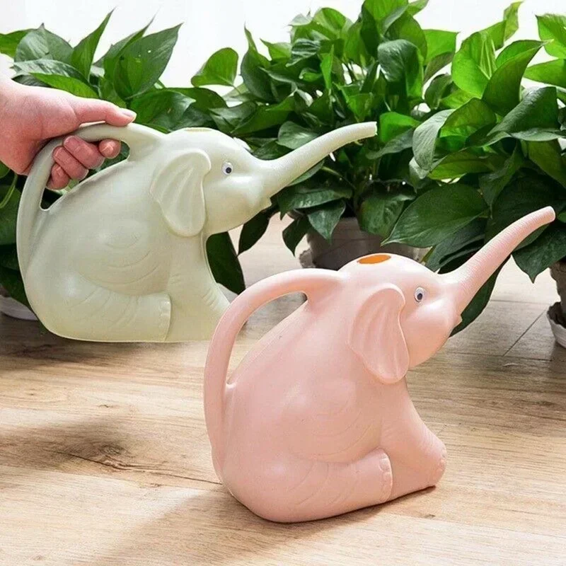 น่ารักพลาสติกรูปช้างรดน้ําหม้อ - Gardening Tools Cute บทวิจารณ์และราคา
