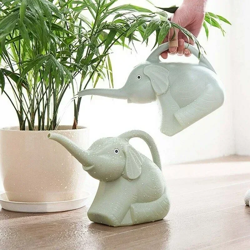 น่ารักพลาสติกรูปช้างรดน้ําหม้อ - Gardening Tools Cute บทวิจารณ์และราคา