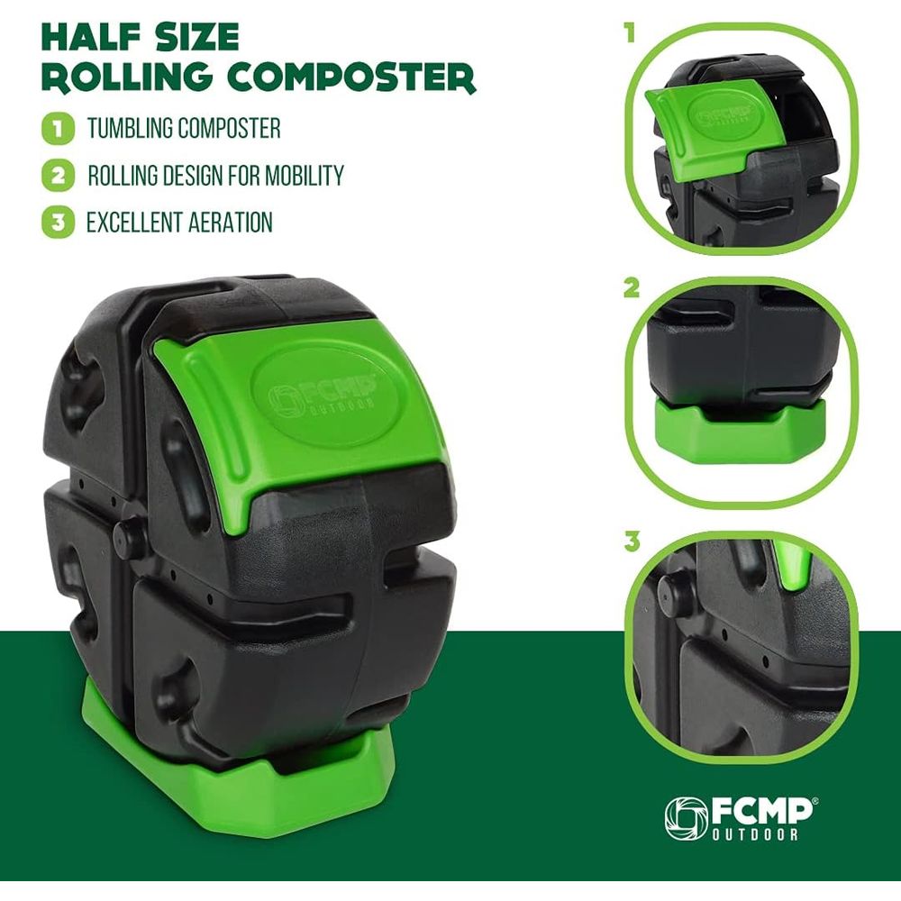 ถังหมักปุ๋ยหมุนได้สำหรับสวนกลา - Compost Bin บทวิจารณ์และราคา
