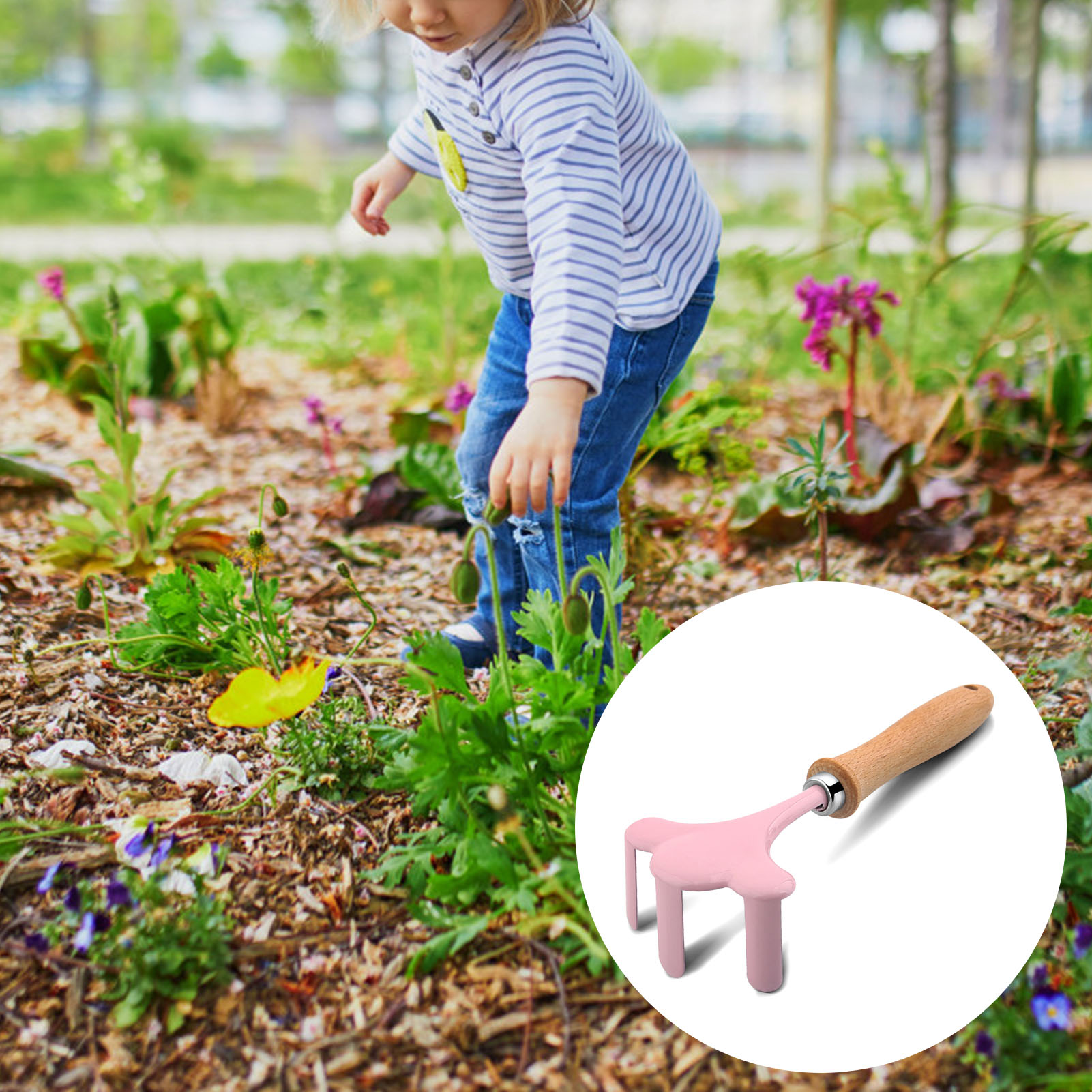ชุดเครื่องมือทำสวนเล็กๆน้อยๆเค - Gardening Tools Cute บทวิจารณ์และราคา